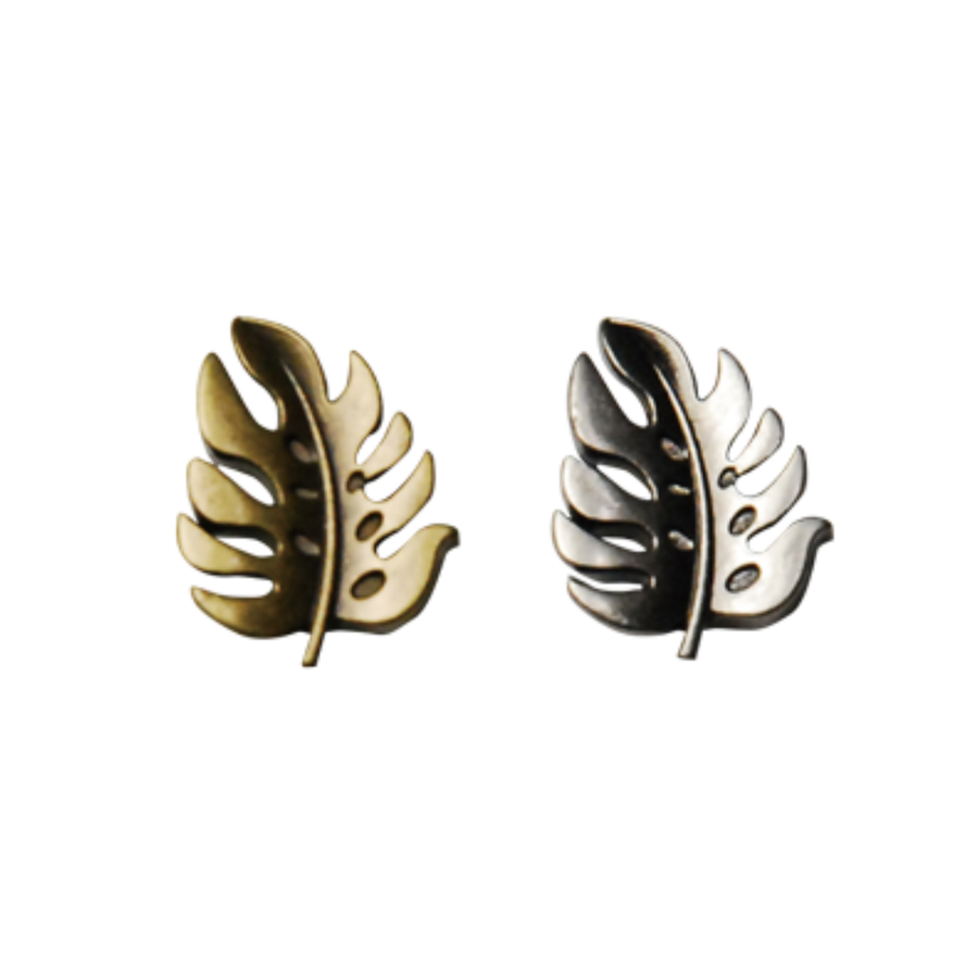 Screw-Type Spring Snap (Monstera) 17mm × 5mm