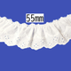 Cotton Tuck Lace 55mm × 9.5m