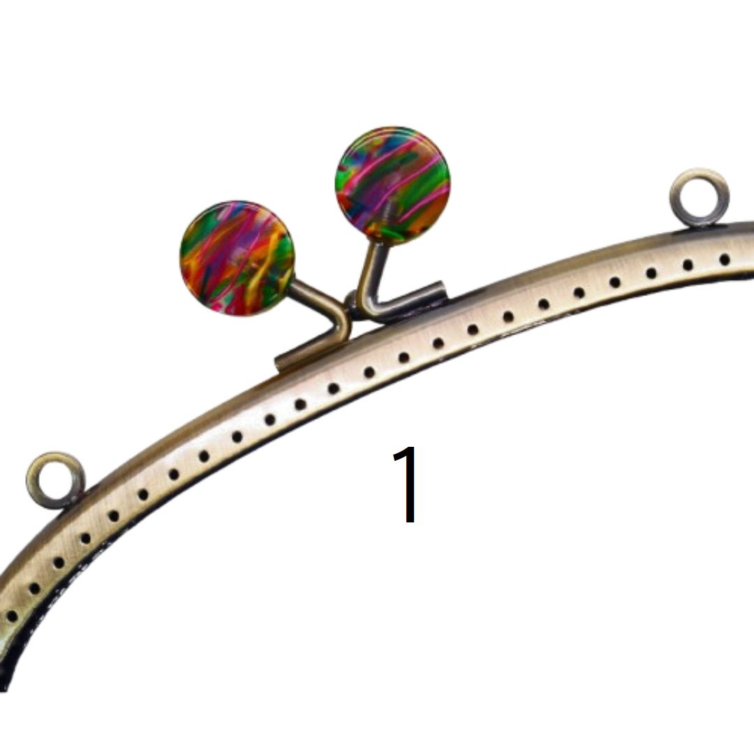 Retro Ball #AG Clasp Frame (with Rings) 18cm