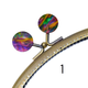 Retro Ball #AG Clasp Frame 12cm