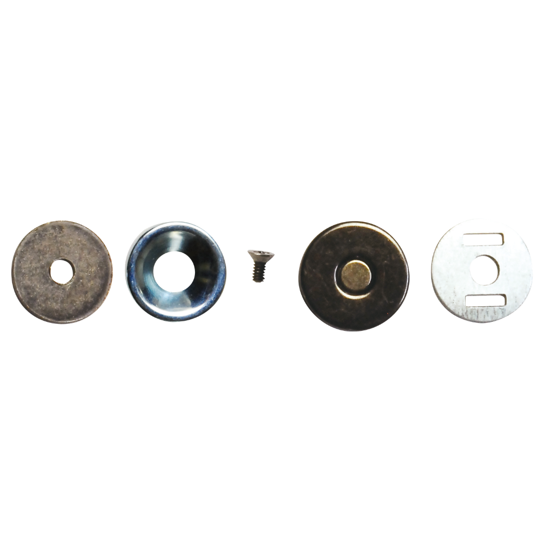 Screw-Type Magnetic Snap (Bijou) 17mm × 5mm