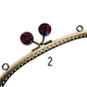 Retro Ball #AG Clasp Frame (with Rings) 18cm