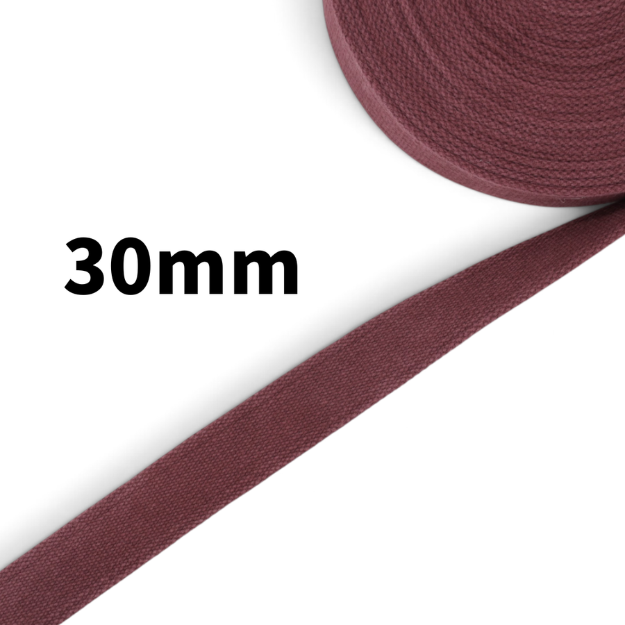 Vintage Heavyweight Cotton Tape – 30mm × 10m (1 roll)
