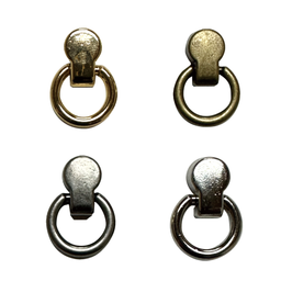 Screw-Type Swivel Hook with D-Ring (Set of 2) 6mm × 10mm