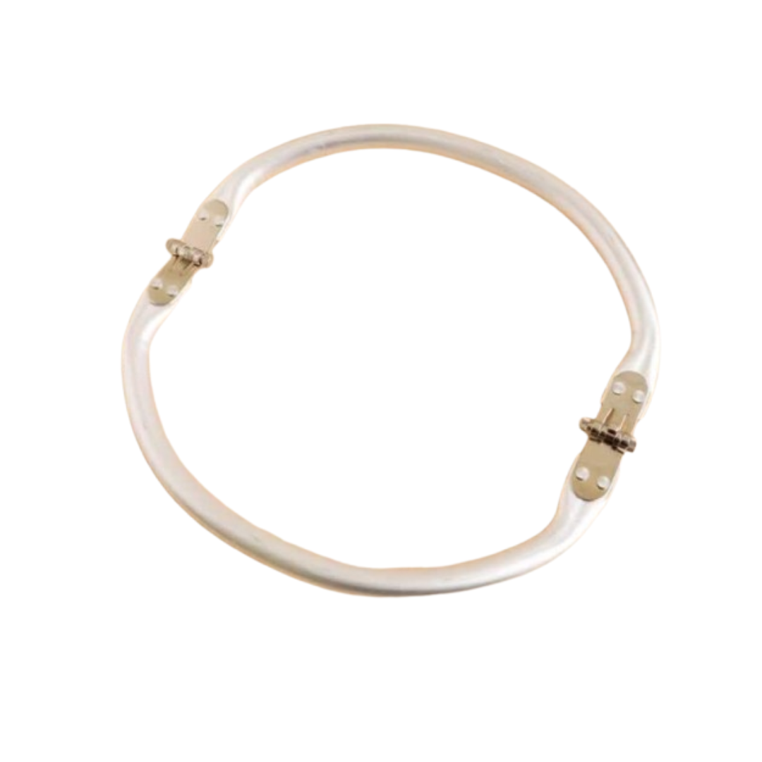 Round Aluminum Spring Clasp Frame 18cm × 9cm
