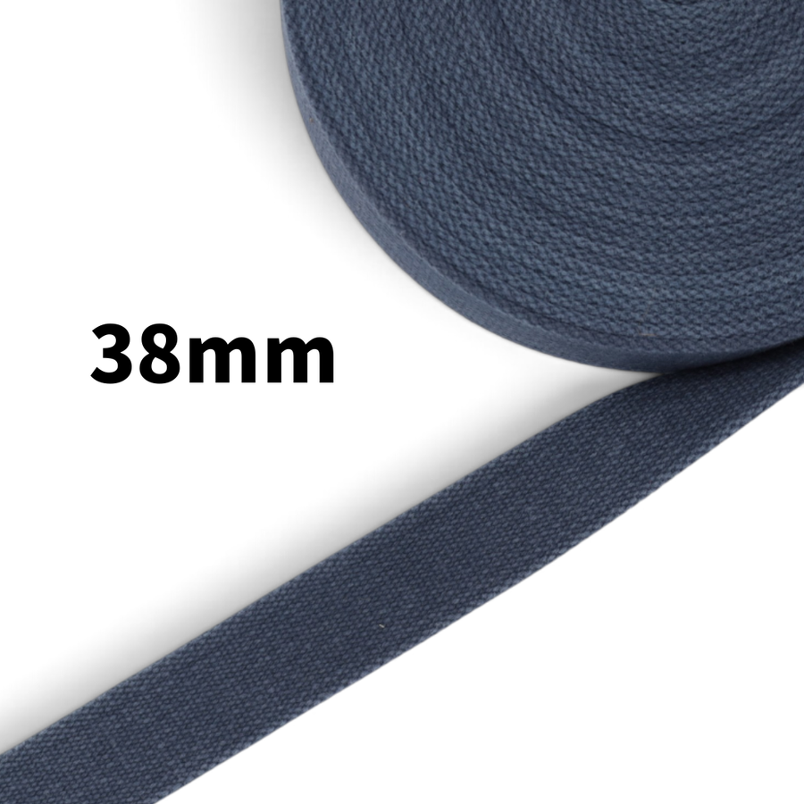 Vintage Heavyweight Cotton Tape – 38mm × 10m (1 roll)