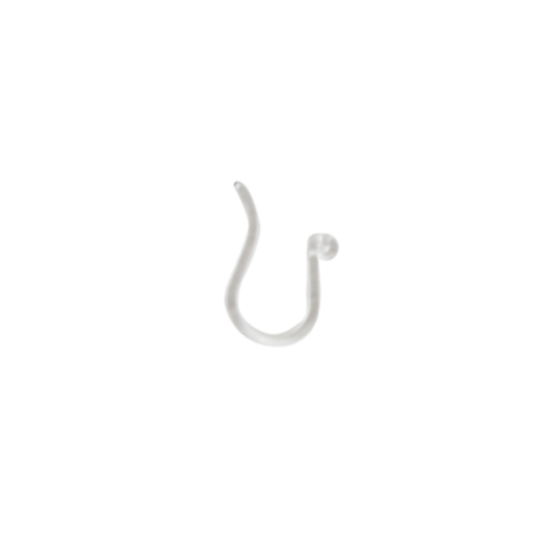 Resin Hook Earrings 8mm × 12mm Ø0.7mm