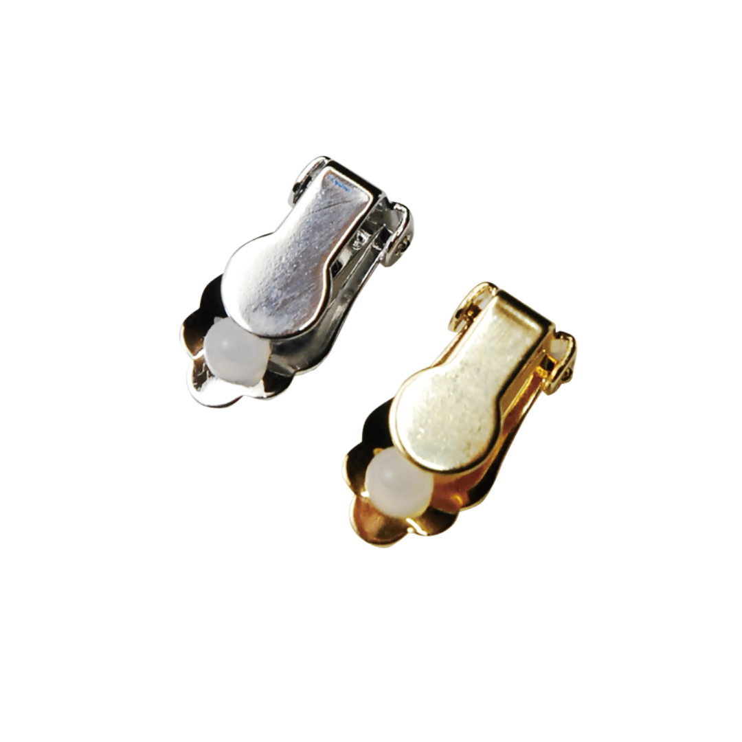 Clip-On Earring (with Silicone Pad) 8mm × 15mm