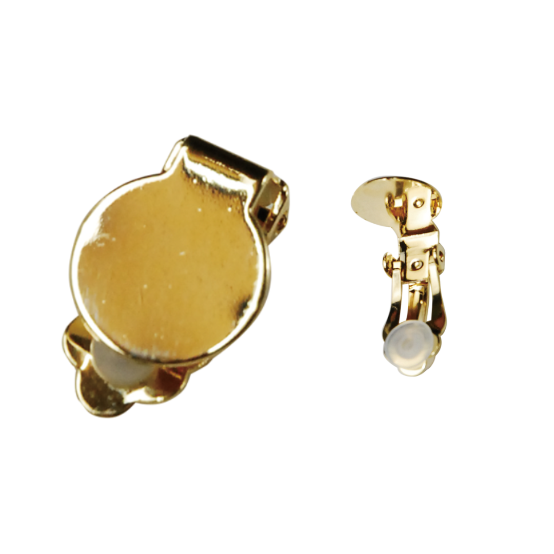 Clip-On Earring (with Silicone Pad) 12mm × 17mm