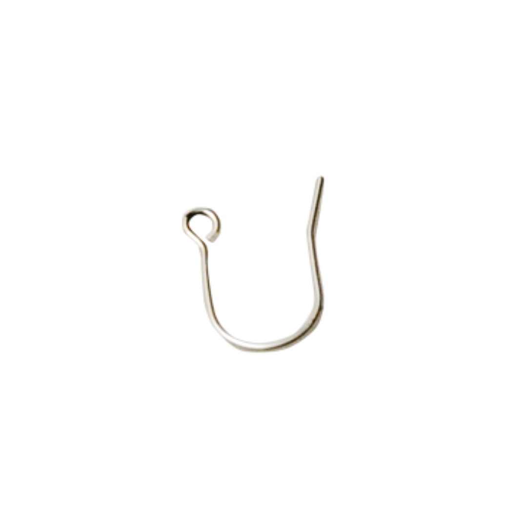 Brass Hook Earrings 7mm × 10mm Ø0.5mm