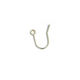 Brass Hook Earrings 7mm × 10mm Ø0.5mm