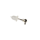 T-Post Resin Earrings (with Silicone Catch) 2mm × 10mm Ø0.7mm