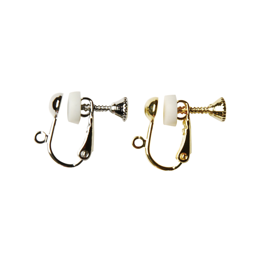 Screw Clip with Jump Ring (with Silicone Cover) 10mm × 15mm