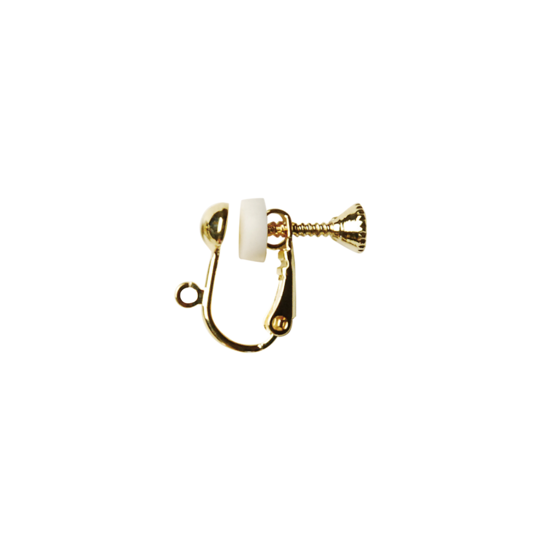 Screw Clip with Jump Ring (with Silicone Cover) 10mm × 15mm