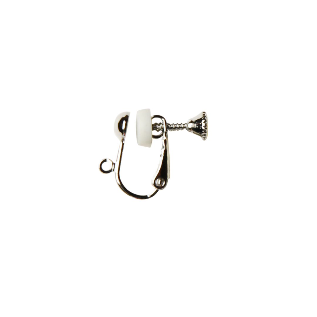 Screw Clip with Jump Ring (with Silicone Cover) 10mm × 15mm
