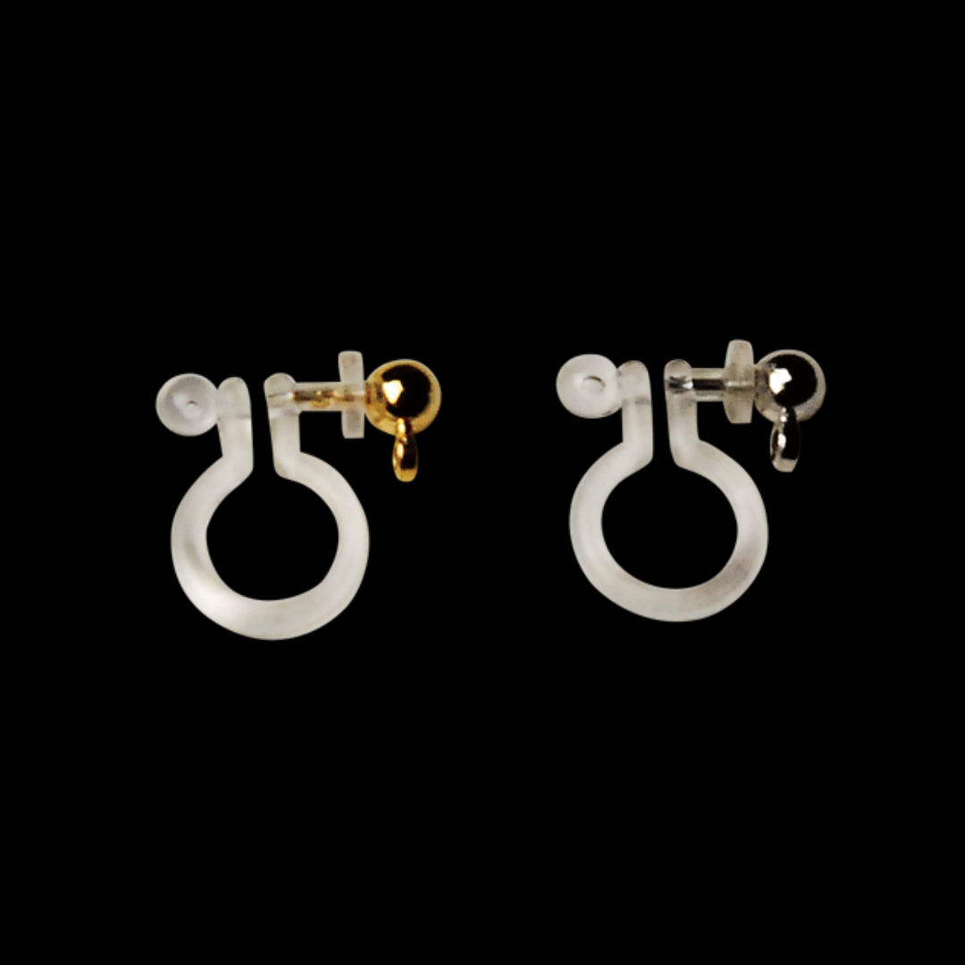 Non-Pierced Earring with Jump Ring 12mm × 10mm