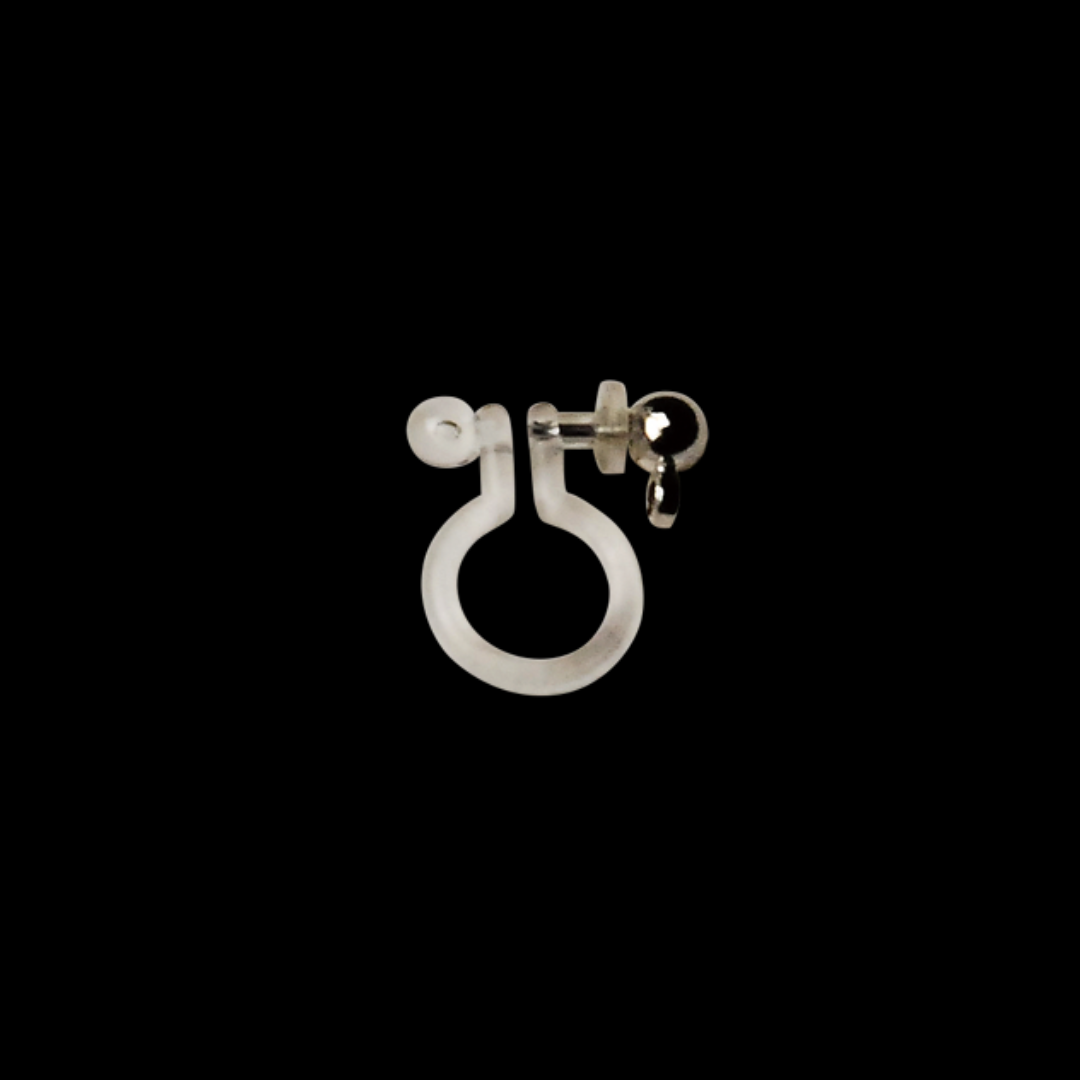 Non-Pierced Earring with Jump Ring 12mm × 10mm