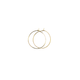 Brass Hoop Earrings Ø25mm Ø0.7mm