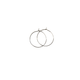 Brass Hoop Earrings Ø25mm Ø0.7mm