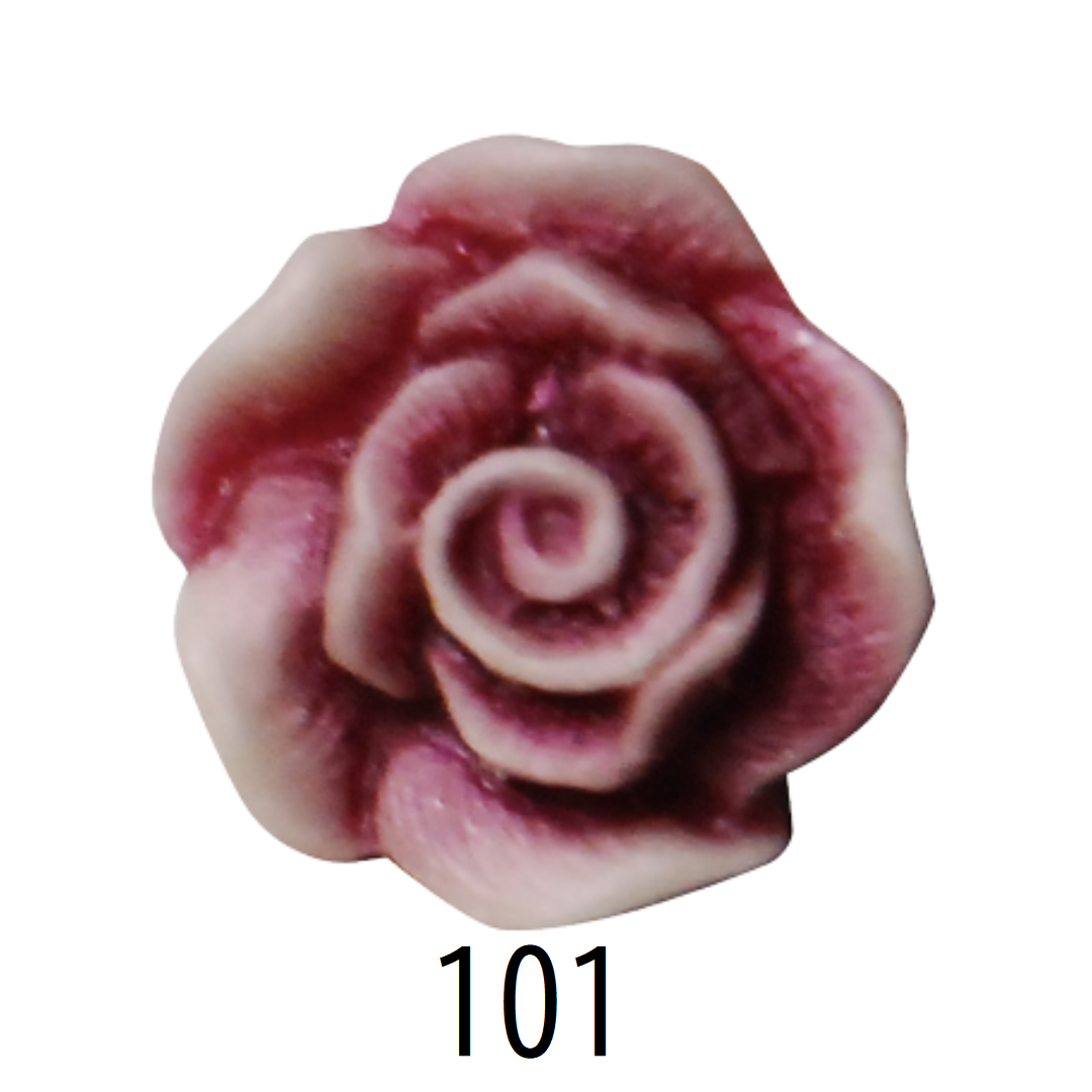 Rose Button 17mm