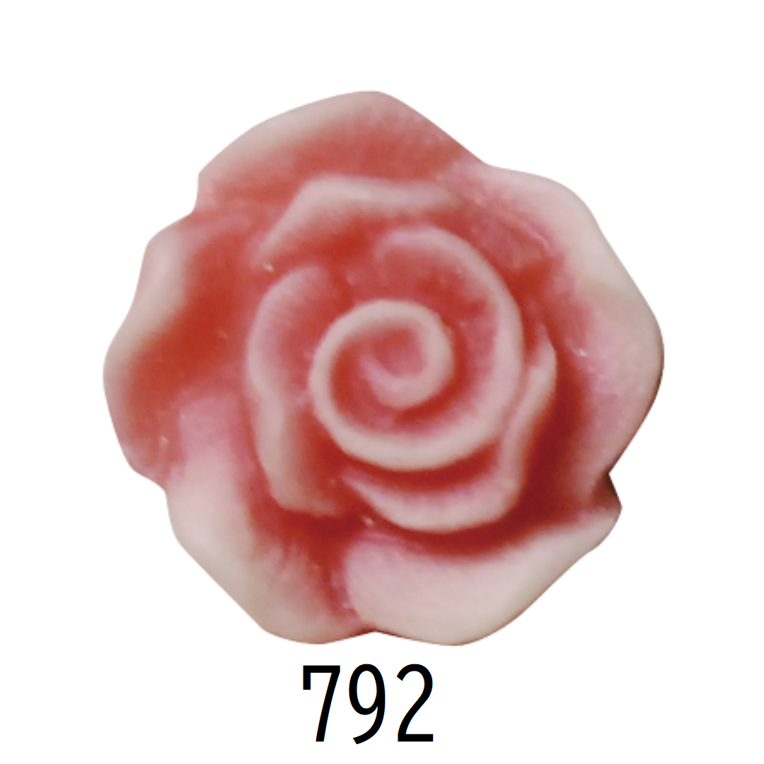Rose Button 17mm