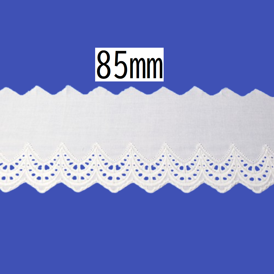 Cotton Lace 85mm × 13.5m
