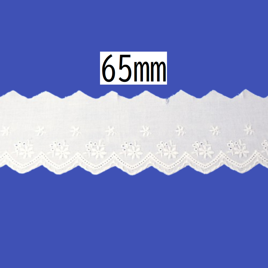 Cotton Lace 65mm × 13.5m