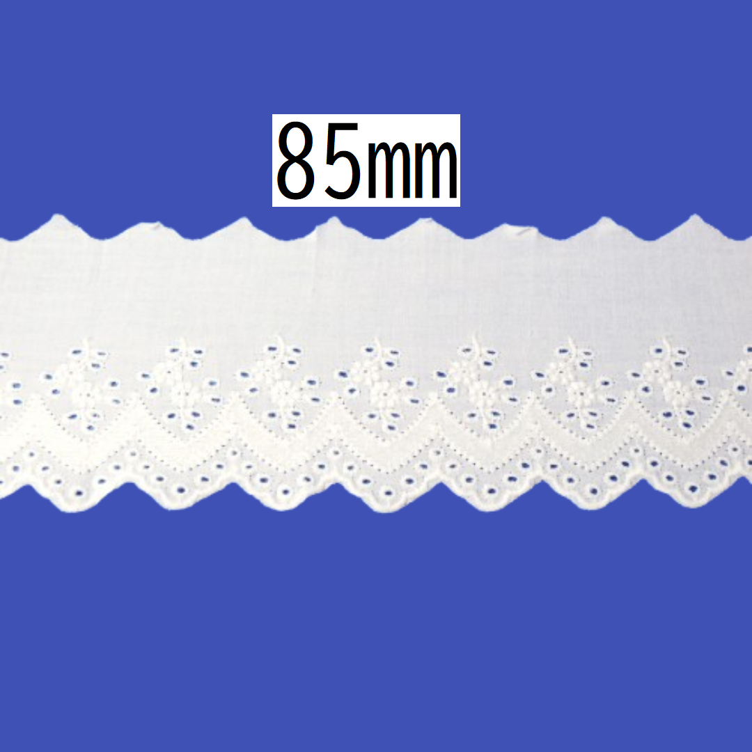 Cotton Lace 85mm × 13.5m