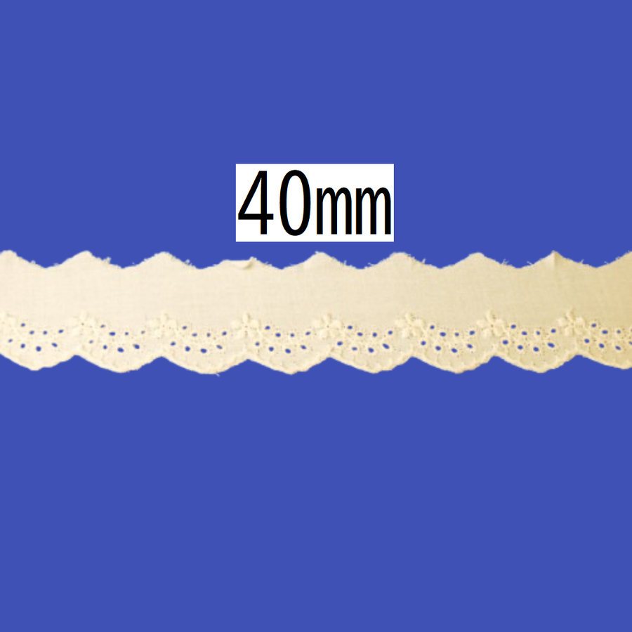 Cotton Lace 40mm × 13.5m