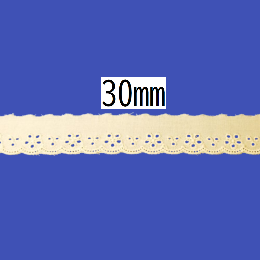 Cotton Lace 30mm × 13.5m