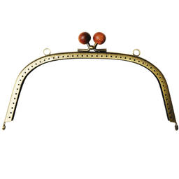 Rare Wood Ball AG Clasp Frame (with Rings) 18cm × 8cm