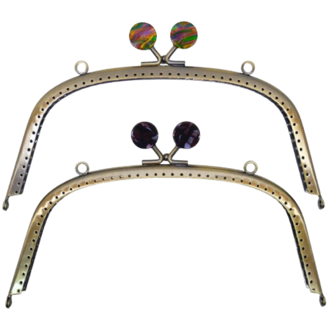 Retro Ball #AG Clasp Frame (with Rings) 18cm