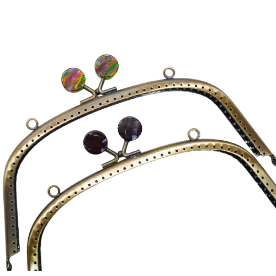 Retro Ball #AG Clasp Frame (with Rings) 18cm
