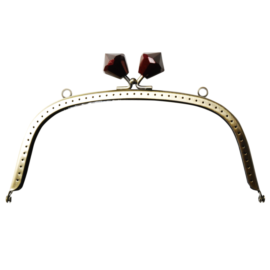 Cut Beads Clasp Frame (with Rings) 18cm × 8cm