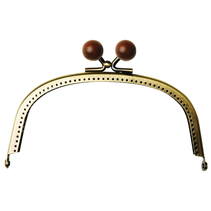 Rare Wood Ball AG Clasp Frame 12cm × 6cm