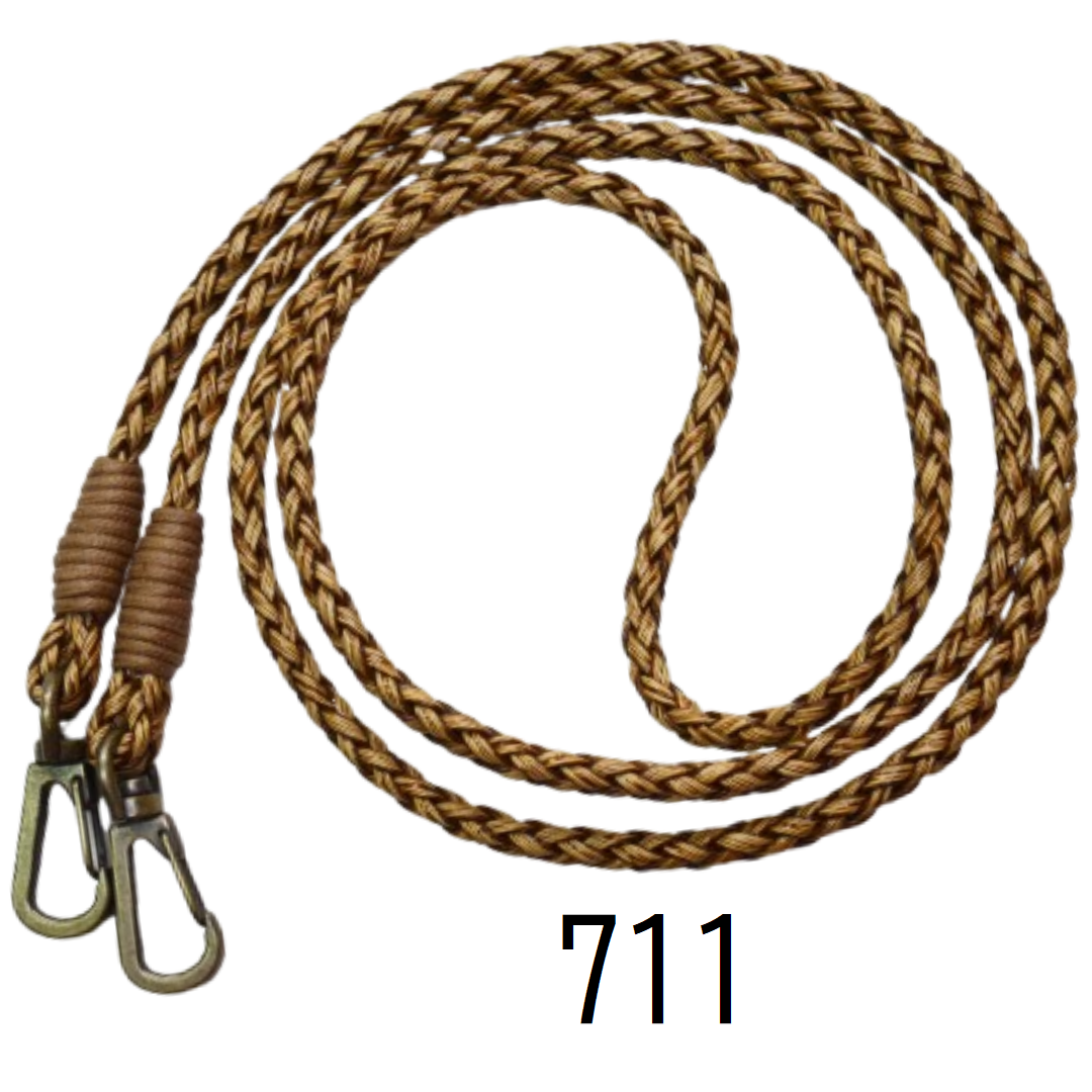 Antique-Style Faux Leather Shoulder Strap (φ5 mm × 120 cm)