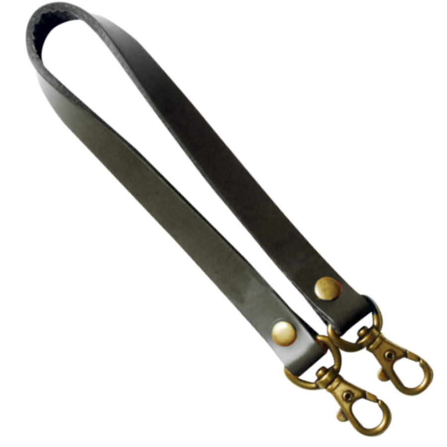 Leather Handle with Snap Hook (AG) 15mm × 40cm