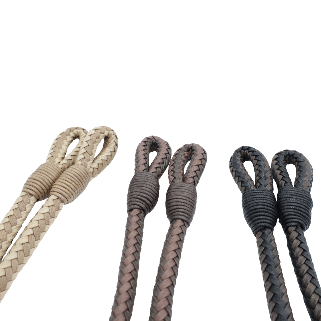 Waxed Marble Handle – Ø12mm × 40cm (2 pcs)