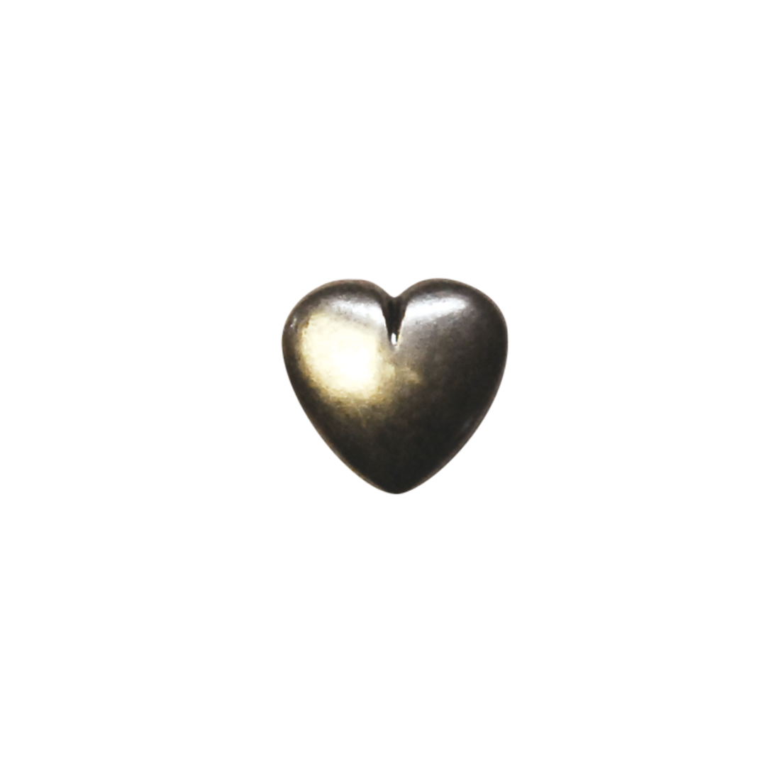 Screw-Type Spring Snap (Heart) 17mm × 5mm