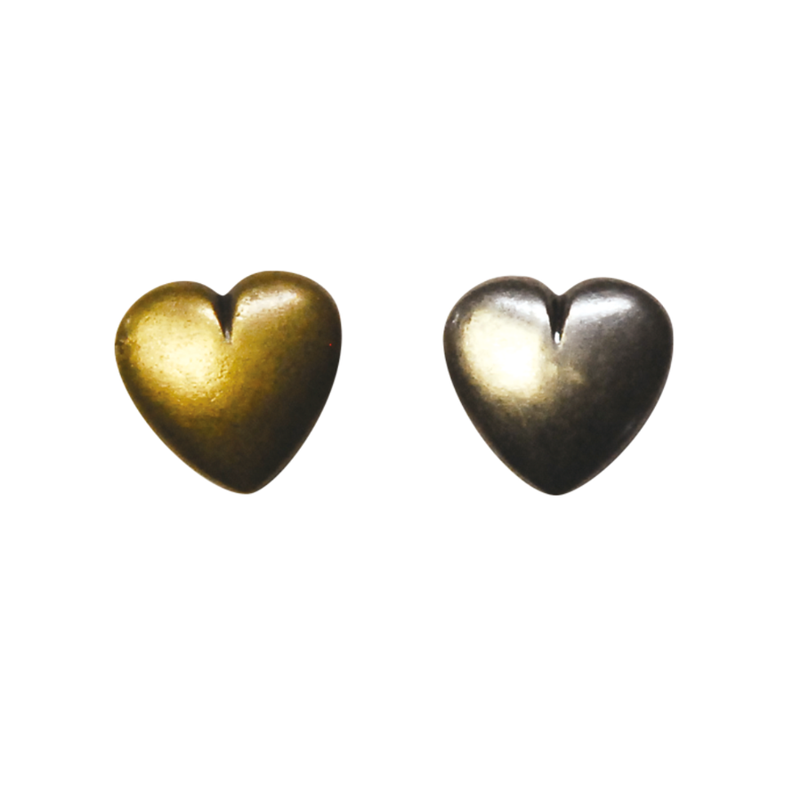 Screw-Type Spring Snap (Heart) 17mm × 5mm