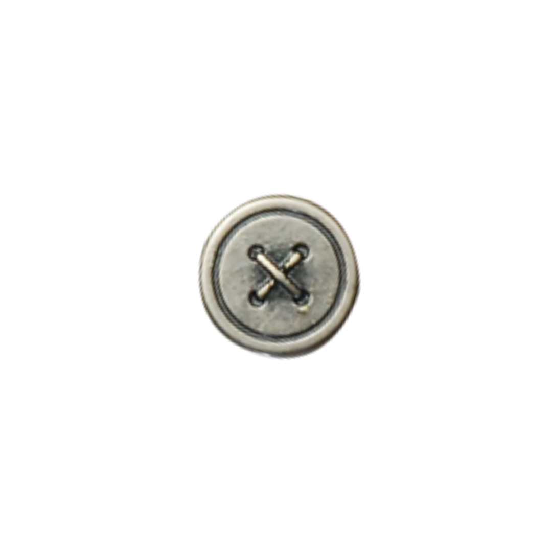 Screw-Type Spring Snap (Button Pattern) 17mm × 5mm