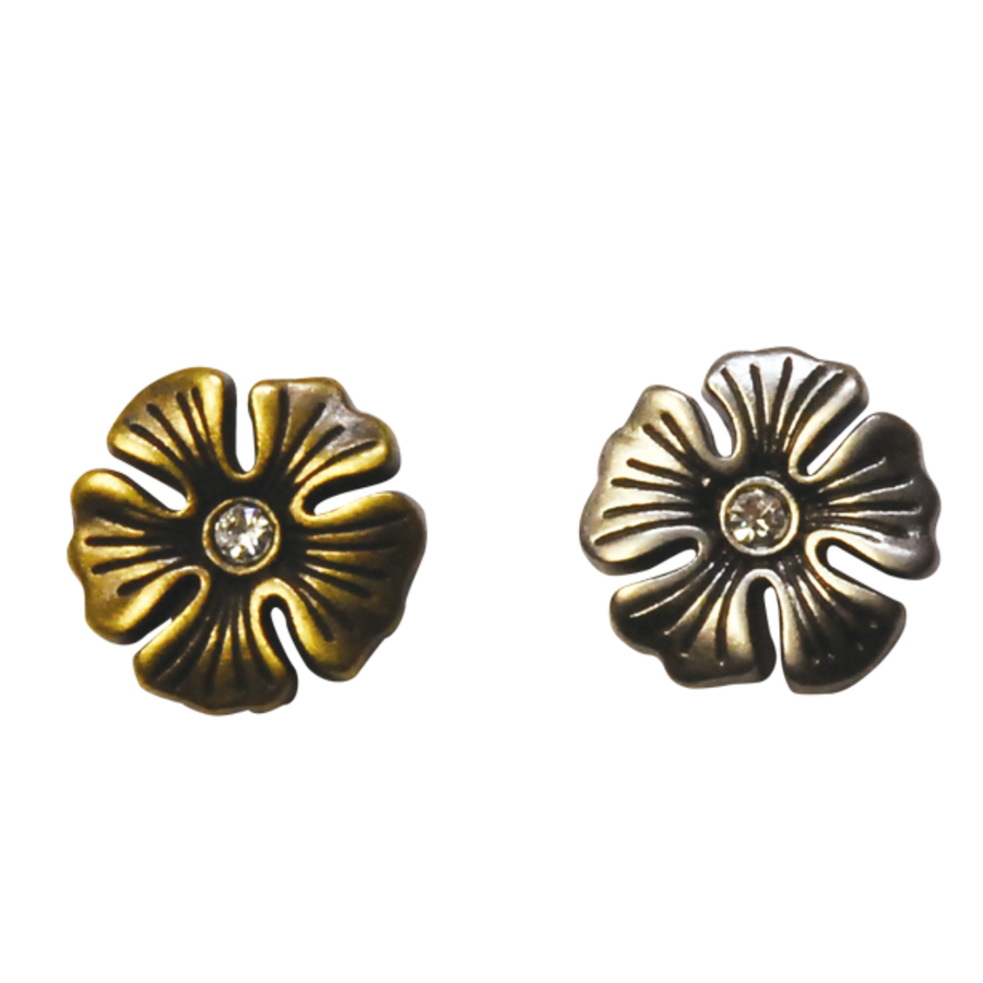 Screw-Type Magnetic Snap (Flower) 17mm × 5mm