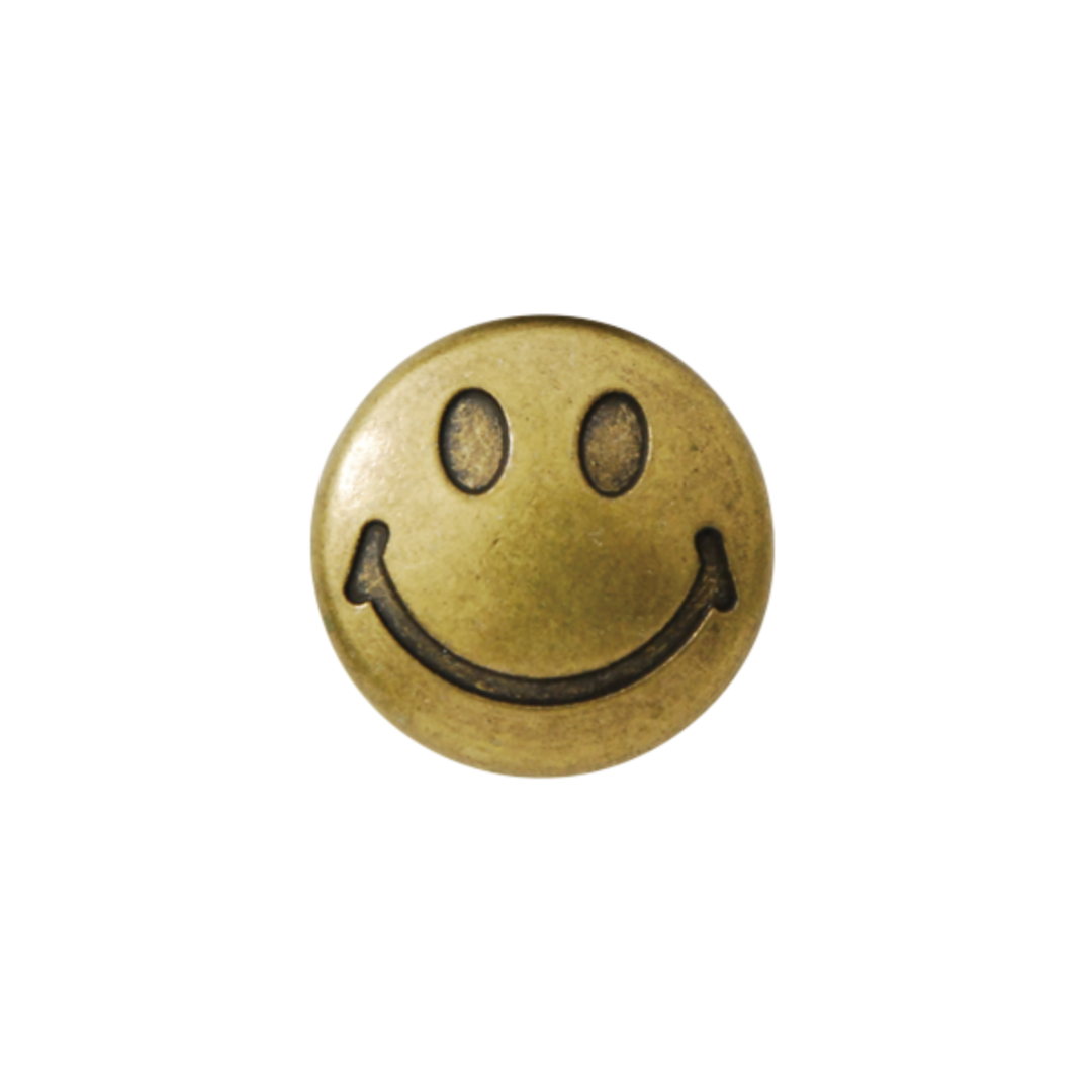 Screw-Type Magnetic Snap (Smile, Large) 30mm × 5mm