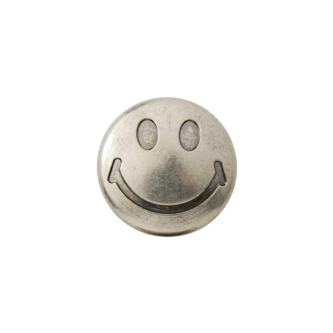 Screw-Type Magnetic Snap (Smile, Large) 30mm × 5mm