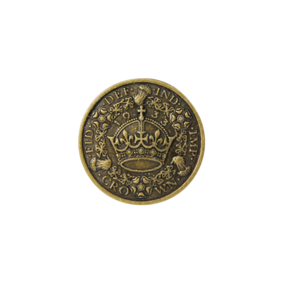 Screw-Type Spring Snap (Coin, Large) 30mm × 5mm