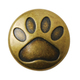 Screw-Type Spring Snap (Paw Print, Large) 30mm × 5mm
