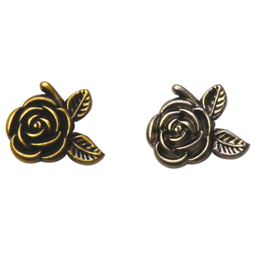 Screw-Type Magnetic Snap (Rose) 17mm × 5mm