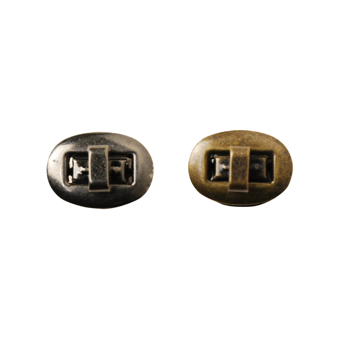Oval Twist Lock (Set of 1) 20mm × 30mm