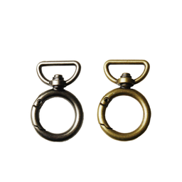 Openable Jump Ring with D-Ring (Pack of 2) 20mm