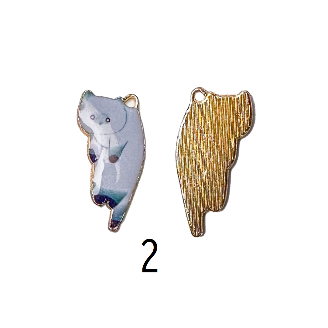 Cat Charm 10mm × 22mm